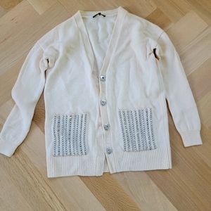 Button up Maje sweater